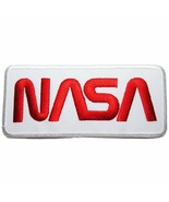 NASA Worm Logo Embroidered Iron on Applique Patch 4&quot; x 1.75 &quot; Meatball E... - $126.15 MXN+