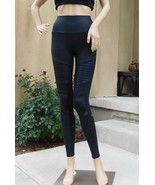 High-Waist Moto Leggings by Alo, size XS, black performance leather colo... - £53.19 GBP