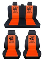 Fits 2018-2021 Jeep wrangler JL 2dr or 4dr Front and rear seat covers W ... - $179.99