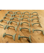 22 Cast Iron Whale Tail Dolphin Hook Coat Hat *PAINT CHIPS* Resell Flea ... - $62.99