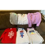 Justice Clothes Lot of Size 12  Shirts 4, sweater 1, sweatshirt 1 - £11.59 GBP