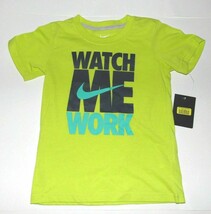 Nike Toddler Boys Green T-Shirt Watch Me Work Size 2T NWT - £9.53 GBP