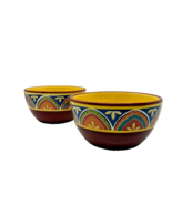  PIER 1 MEXICALI Small Bowls 4&quot; Set of 2 - Discontinued - $446.45 MXN