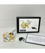 NEW Pier One Glass Cat &amp; Mouse Cindi &amp; Gus Blown Glass Miniature - $20.00