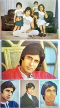 Set of 5 Bollywood Actor Amitabh Bachchan Unposted Post Cards Postcard India - £11.81 GBP