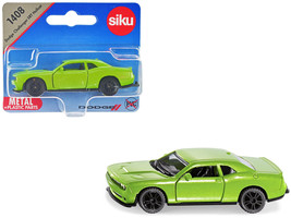 Dodge Challenger SRT Hellcat Green Metallic Diecast Car Siku - $17.79