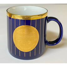 Vtg Standard Oil Kentucky Ceramic Gold Blue Promotional Coffee Mug 952A - £26.54 GBP