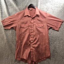 Western Frontier pear snap shirt pink western size large. (condition iss... - $7.20
