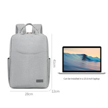 Fashion Business New Men  Waterproof Laptop Backpack 15.6 Inch Daily Work Busine - £43.38 GBP