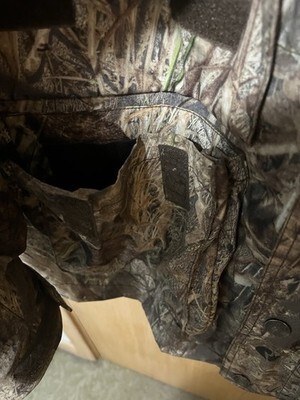 Herter’s 3 In 1 Hunting Coat & Jacket Size L Mossy Oak Duck Blind Camouflage Item image 5