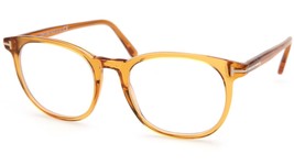 NEW TOM FORD TF5754-B 041 Brown Eyeglasses Frame 53-19-145mm B46mm Italy - £105.50 GBP