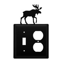 Village Wrought Iron ESO-19 8 Inch Moose - Switch-Outlet Cover, Black - £20.77 GBP