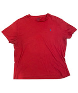 POLO RALPH LAUREN Mens Short Sleeve RED Classic Crew Neck T-Shirt Logo L... - $10.47 CAD