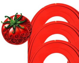Cardstock Quilling Strips On-edge 300 Strips Red X78 1 mm/3 mm/5 mm - $5.82