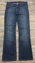 7 For All Mankind Bootcut Blue Jeans Women Size 26 (Actual 28/30) Cotton... - $18.81