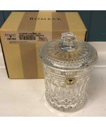 New vintage Bombay Crystal Sugar Jam Jar 5” Condiment Containers 3301502 - €65,27 EUR