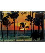 Maui Hawaii Sunset Fridge Magnet - $6.99