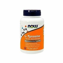 NOW Supplements, L-Tyrosine 750 mg, Supports Mental Alertness*, Neurotransmit... - £14.57 GBP