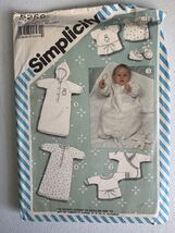 Simplicity 6259 Pattern Size A All Sizes  Uncut Vintage 1983 Babies' Lay... - $8.99
