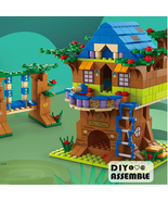 Building Blocks Montessori Toys bricks tree house Fairy Tale Cottage jug... - $18.00