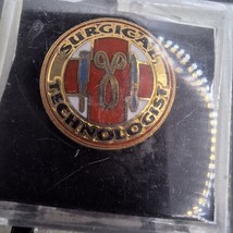 Surgical Tech Gold Tone  Emblem Pin  - £8.60 GBP