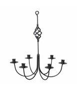 Wrought iron Candle Chandelier - 6 arms - $74.99