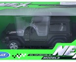 2007 Jeep Wrangler Rubicon Hard Top 1/24 Scale Diecast Model - GREEN w/ BOX - $34.64