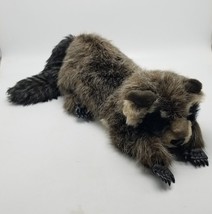 Folkmanis Large RACCOON Life Size Plush Toy Puppet 26&quot; Length Retired Ra... - $133.54