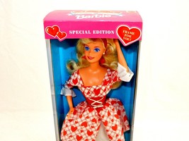 &quot;Valentine Sweetheart Barbie&quot; 1995 Vintage 11&quot; Doll, Original Box, Mattel #14644 - £39.12 GBP