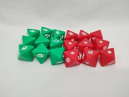 Lot Of (18) Star Wars X Wing Dice (9) Red (9) Green - $59.39