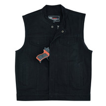 Denim Club Vest in Black - $1,328.19 MXN+