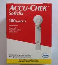 Roche Accu-chek Soft Clix Lancets - 100 Count New &amp; Sealed Expires 5-31-... - $10.18