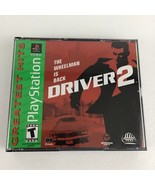 Playstation Greatest Hits Driver 2 Video Game 2 Disc Set Wheelman Vintag... - $27.01 CAD