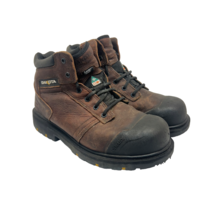 Dakota Men&#39;s 6&#39;&#39; 6002 Steel Toe Steel Plate Leather Work Boots Brown Siz... - $56.99