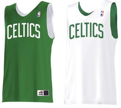 Boston Celtics NBA Alleson Basketball Reversible Jersey Green White Men&#39;... - €21,70 EUR