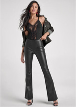 Women&#39;s Genuine Soft Lambskin Leather Pants Handmade Stylish Flare botto... - $105.47+