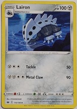 Pokémon TCG Lairon Sword &amp; Shield - Chilling Reign 110/198 Regular Uncommon LP - £3.24 GBP