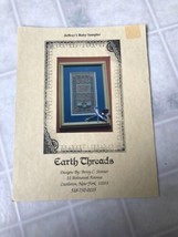 Jeffrey&#39;s Baby SAMPLER from Earth Threads CROSS STITCH Chart  - $21.51