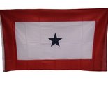 AES 3x5 U.S. Blue Star Service Banner Knitted Nylon Premium Flag 3&#39;x5&#39; G... - $8.88