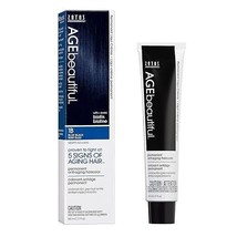 AGE beautiful Permanent Hair Color Dye Liquid Creme | 100% Gray Coverage 1B - £6.99 GBP