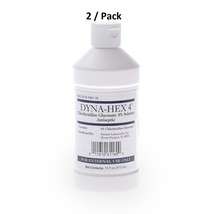 2 Pk Dyna-Hex 4 Antiseptic Skin Cleanser Liquid Dyna Hex CHG Surgical Sc... - £23.79 GBP
