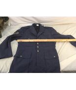 Enlisted USAF United States Air Force Blue Uniform Jacket  42S Minor Sta... - $27.01