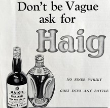 Haig Gold Label Scotch Whisky 1952 Advertisement UK Import Distillery DWII8 - $370.00 MXN
