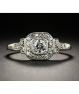 Vintage-Verlobungsring, 1,50 Karat, Rundschliff, simulierter Diamant, 14... - £200.97 GBP