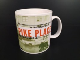 Starbucks Pike Place First Store Opened Coffee Cup Mug 1999 - $14.83