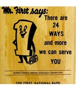 First National Bank Vintage Small Money Envelope Sunshine City Florida E59 - $370.74 MXN First National Bank Vintage Small Money Envelope Sunshine City Florida E59 - $370.74 MXN