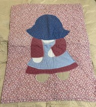 Vintage Doll Quilt or Wall Hanging 20” x 27” - £15.82 GBP