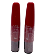 (2) J2 Long Lasting Lips Liquid Lipstick #5 Drk Red Color, Item #BR4552,... - $14.99