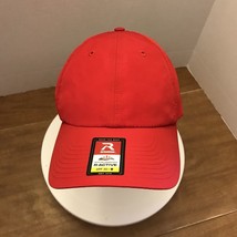 Richardson R Active UPF 35+ Sun Protection Blank Red Hat Cap Hook &amp; Loop - $9.00