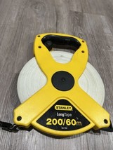 Stanley Tape Measure 200’ 60m x 19mm Long Tape Great Condition - £23.84 GBP
